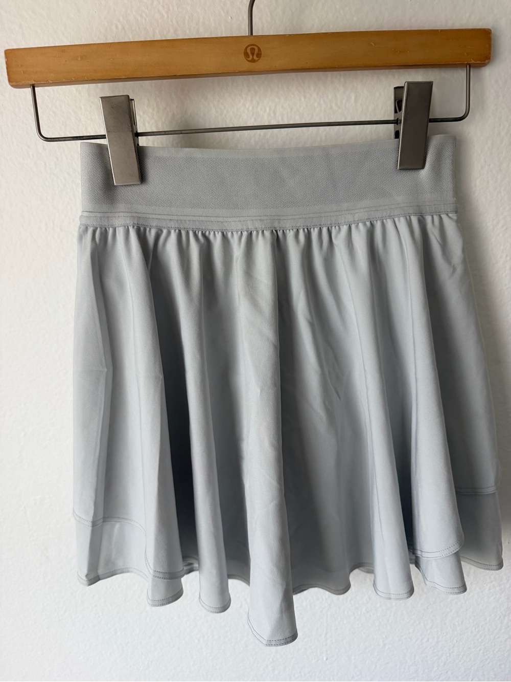 lululemon athletica Light Blue/Gray Tennis Skirt